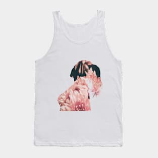 The pink flower lady Tank Top